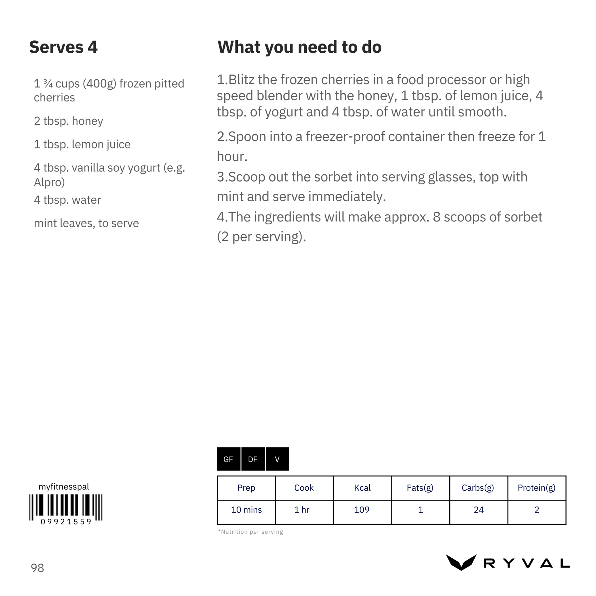 High Performance Protein Recipe Pack