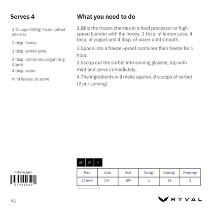 High Performance Protein Recipe Pack